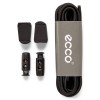 Sireturi elastice ECCO pentru pantofi sport (Black)
