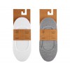 Set sosete casual dama ECCO doua perechi (Grey / White)