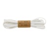 Sireturi elastice plate ECCO Elastic (White)