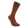 Sosete casual barbati ECCO Classic Dotted (Brown / Cognac)