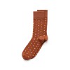 Sosete casual barbati ECCO Classic Dotted (Brown / Cognac)