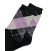 Sosete casual dama ECCO Classic Harlequin (Black)