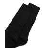 Sosete casual unisex ECCO Hygge Ribbed (Black)