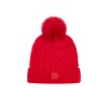 Caciula casual dama ECCO Pompom Beanie (Fire Red)